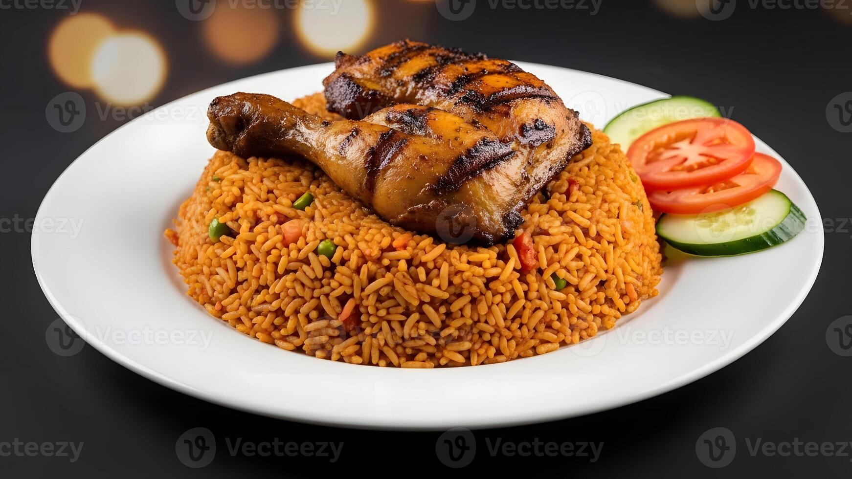 Party Jollof & Grilled Chicken