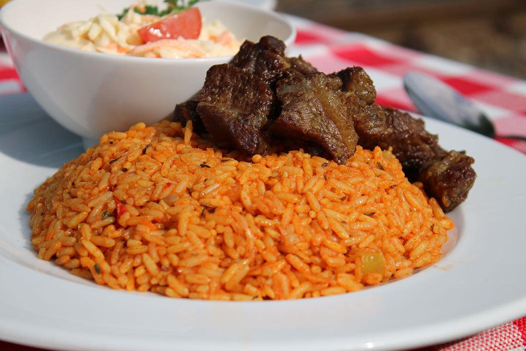 Jollof & Beef Stew